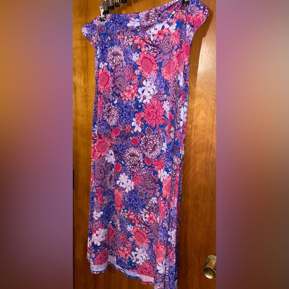 Floral maxi skirt